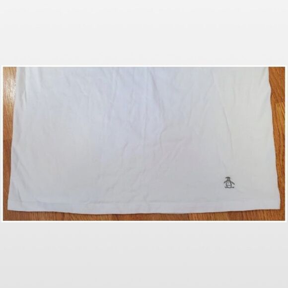 Penguin Men Medium White Classic Top - Picture 4 of 11